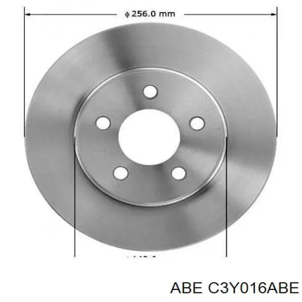 C3Y016ABE ABE disco de freno delantero
