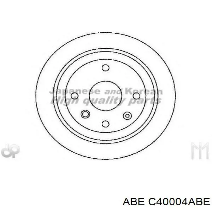 Frenos traseros ABE C40004ABE