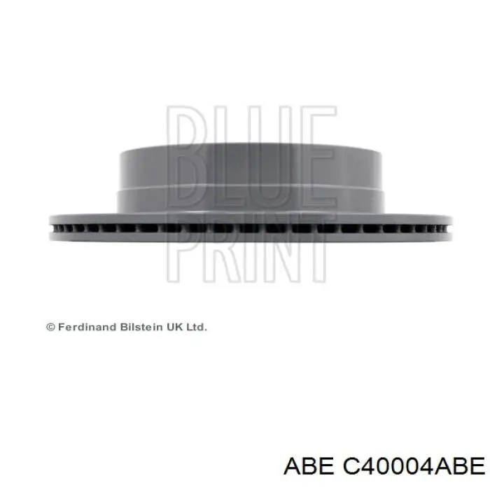 Disco de freno trasero C40004ABE ABE