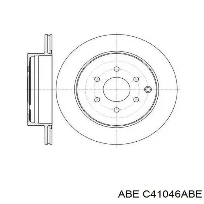 Disco de freno trasero ABE C41046ABE precio, desde 44,85 EUR
