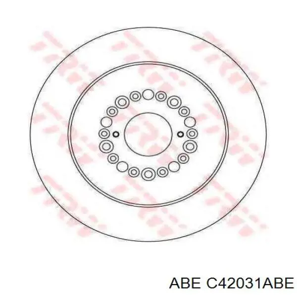C42031ABE ABE Freno de disco trasero