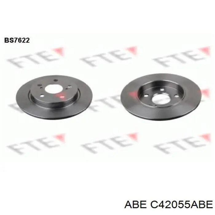 Disco de freno trasero Toyota Auris E15