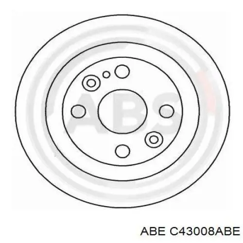 Disco de freno trasero Mazda 323 BG