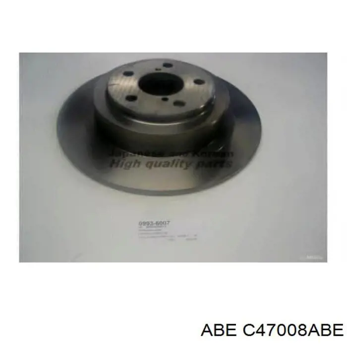 Disco de freno trasero DP707C Japan Parts