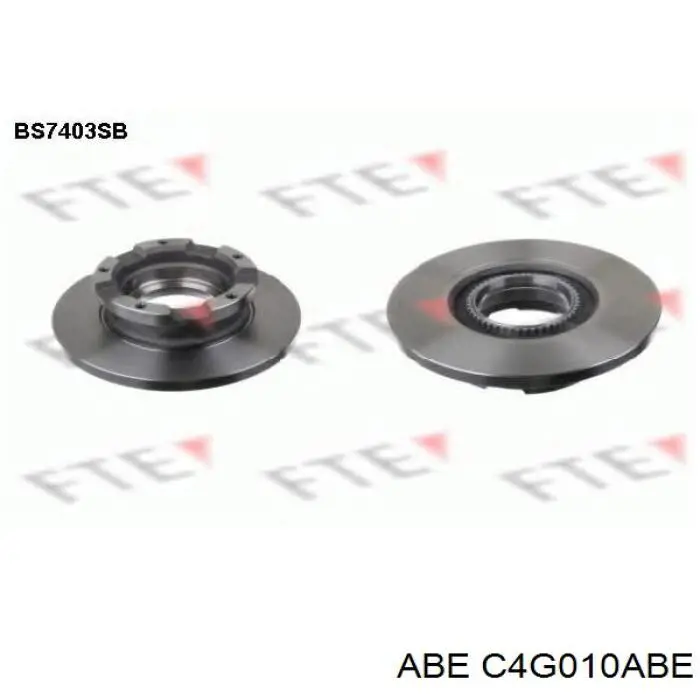Frenos traseros ABE C4G010ABE