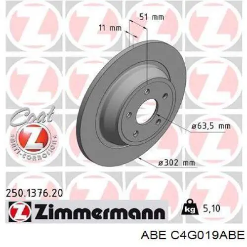 Disco de freno trasero Ford G2MZ2V026MA precio, desde 38,67 EUR