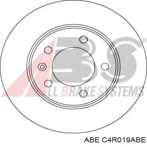 Comprar C4R019ABE ABE Disco de freno trasero