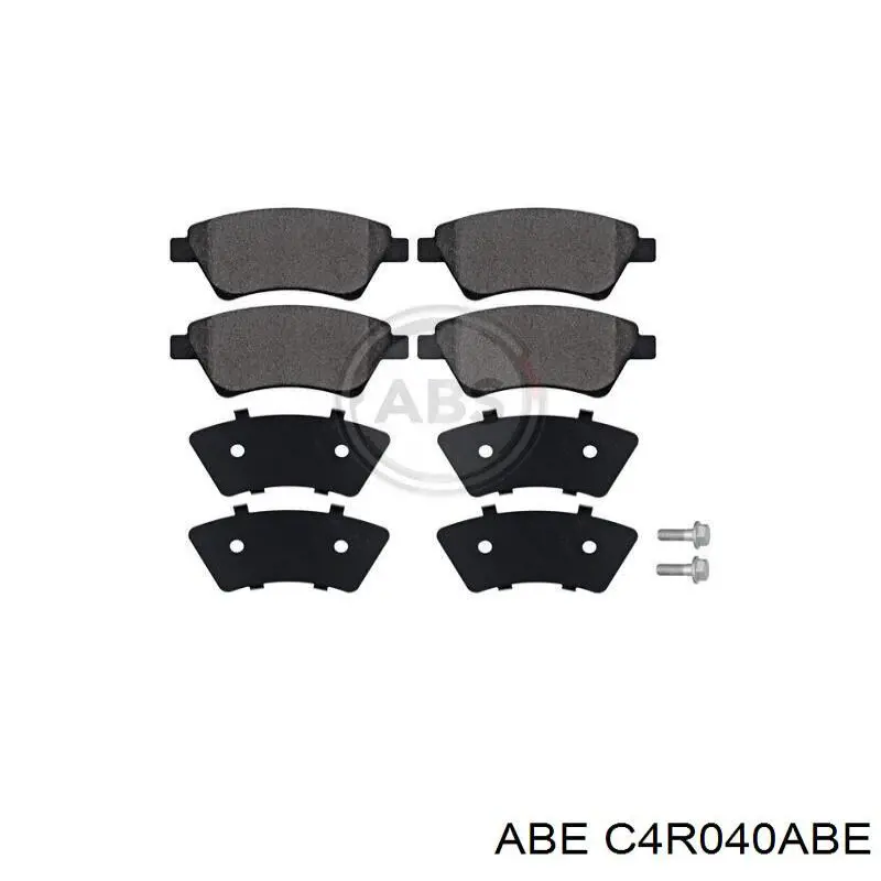 Disco de freno trasero C4R040ABE ABE