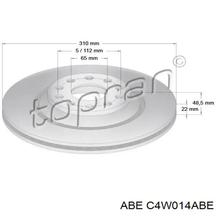 Frenos traseros ABE C4W014ABE