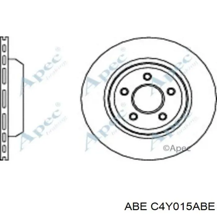 18223 ABS Freno de disco trasero