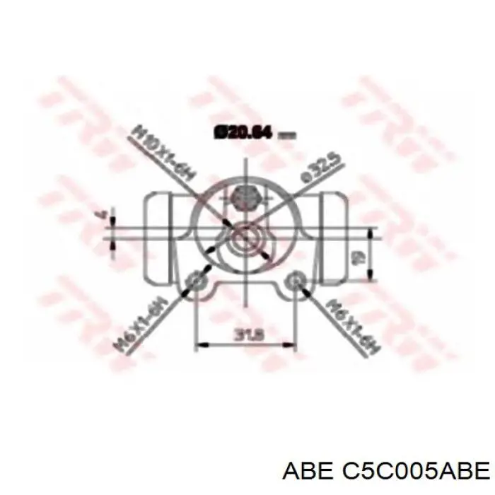 Cilindro de freno de rueda trasera Renault (RVI) 8671020607 precio, desde 14,02 EUR
