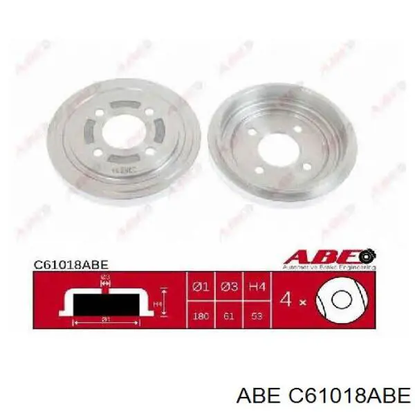 Comprar TA105C Japan Parts Tambor de freno trasero