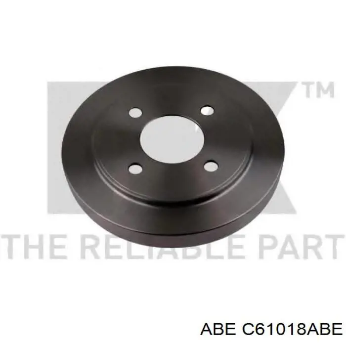 Tambor de freno trasero TA105C Japan Parts