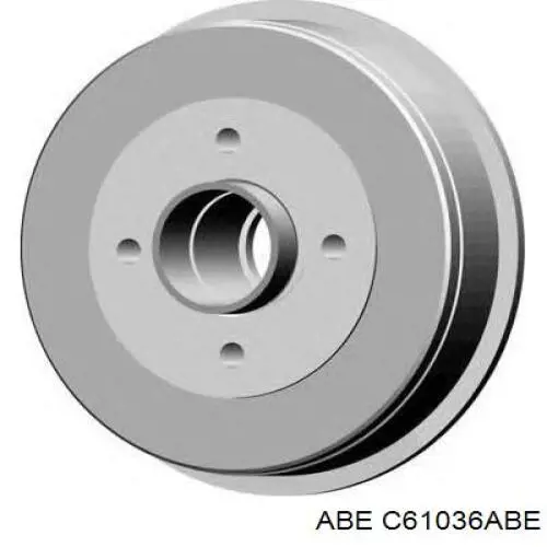 Tambor de freno trasero ABE C61036ABE