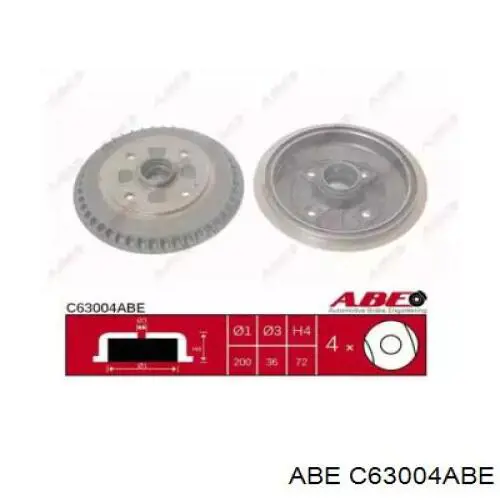 Tambor de freno trasero Mazda 626 II hatchback (GC) (1983 - 1987) precio, desde 45,91 EUR