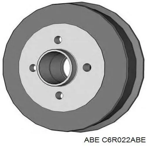 Tambor de freno trasero ABE C6R022ABE
