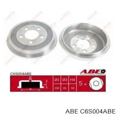 Comprar C6S004ABE ABE Tambor de freno trasero