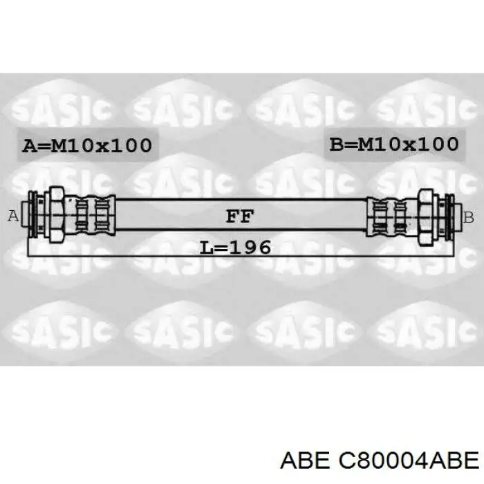 Tubo liquido de freno trasero TRW PHA349
