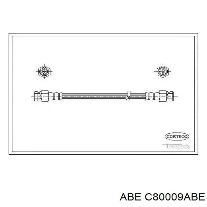 4806A2 Peugeot/Citroen Manguera de freno trasera