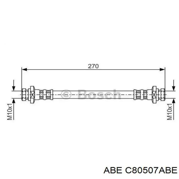 Comprar MR129776 Hyundai/Kia Latiguillo de freno trasero