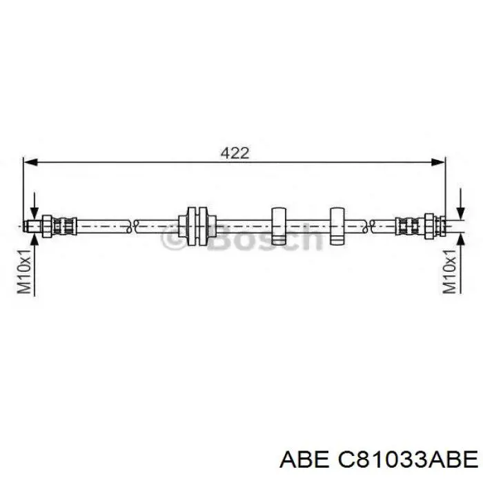 Latiguillos de freno delantero Fiat/Alfa/Lancia 71736926 precio, desde 8,43 EUR