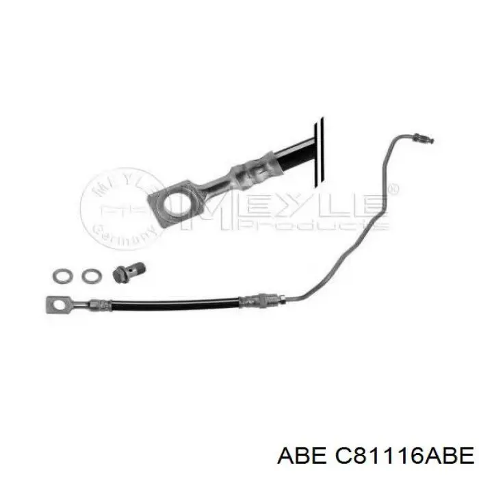 C81116ABE ABE tubo flexible de frenos trasero izquierdo