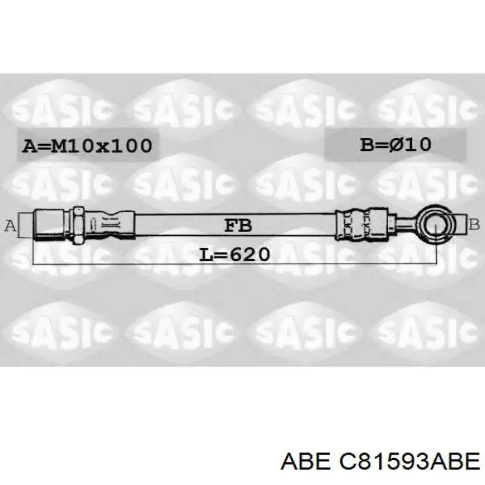 Manguera de freno delantera derecha Nissan/Infiniti 462109U00A precio, desde 12,63 EUR