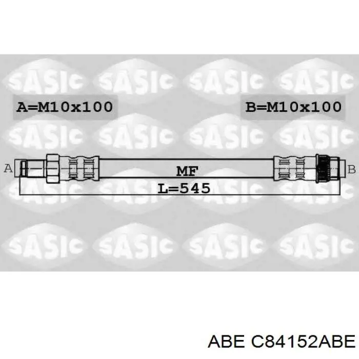 Latiguillos de freno delantero C84152ABE ABE