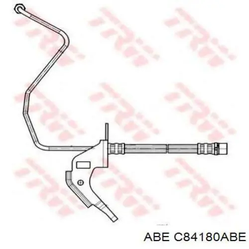 C84180ABE ABE latiguillo de freno trasero izquierdo