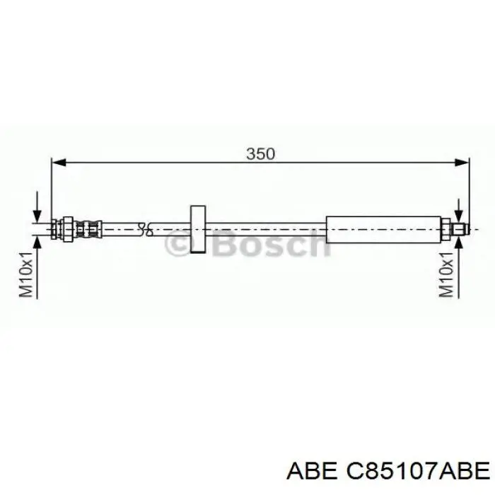 Latiguillos de freno delantero PHB189 TRW