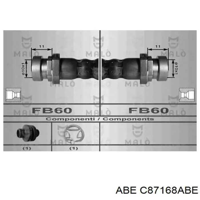 Latiguillo de freno delantero Renault Espace 4 JK0