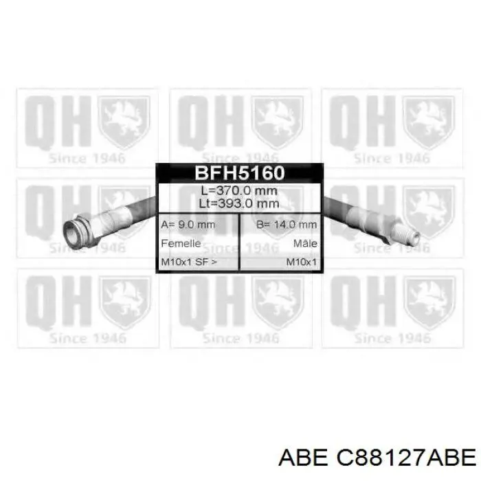 71736924 Fiat/Alfa/Lancia Tubo de frenos delantero