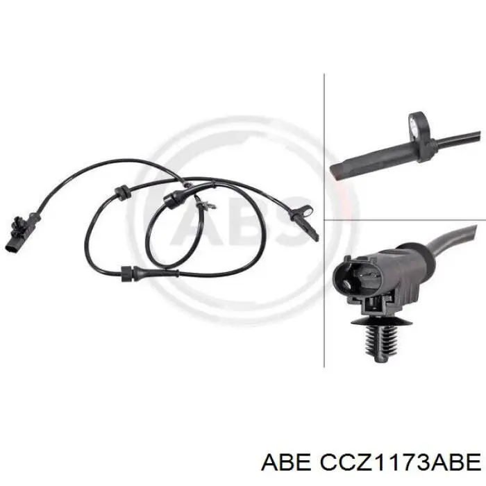 CCZ1173ABE ABE sensor abs delantero