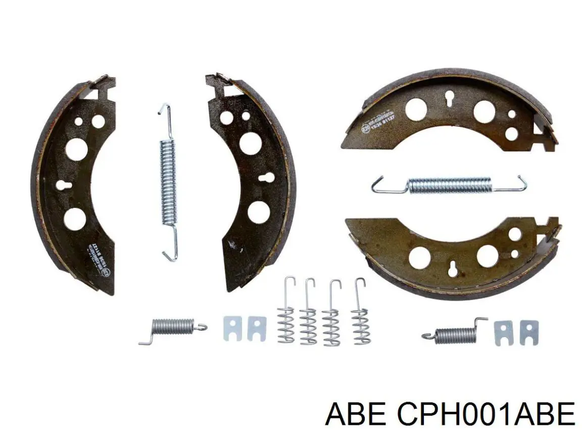 Zapatas de freno de tambor traseras ABE CPH001ABE precio, desde 46,33 EUR