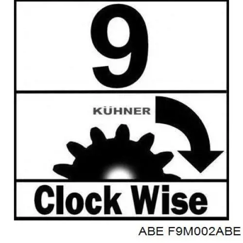 Cilindro maestro de embrague F9M002ABE ABE