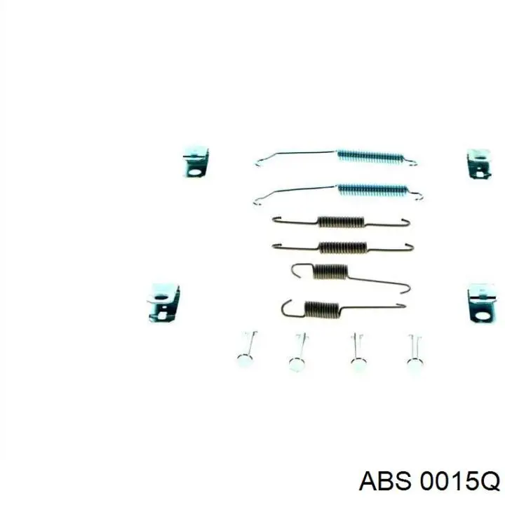 LY1374 Delphi kit de montaje, zapatas de freno traseras