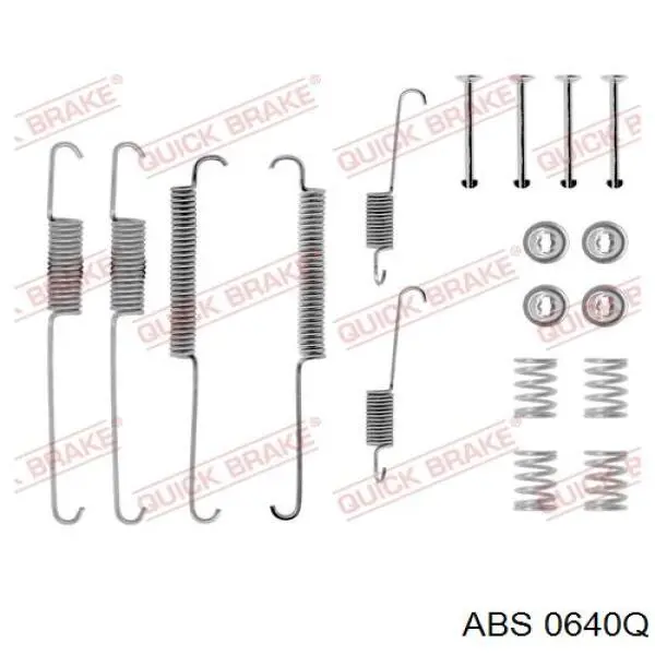  Kit de montaje de zapatas de freno traseras Ford Taunus 