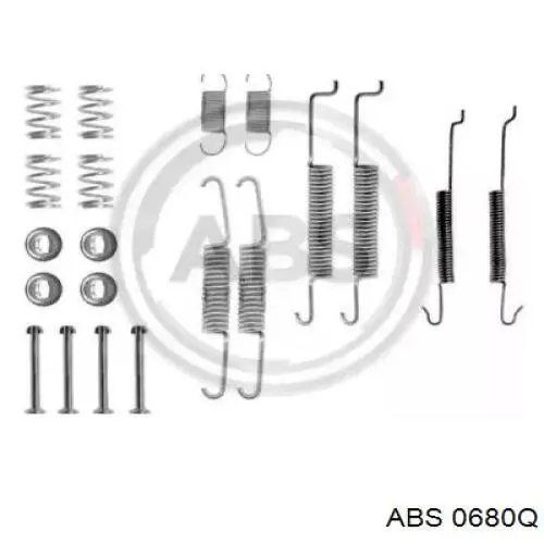 Kit de montaje de zapatas de freno traseras ABS 0680Q precio, desde 8,20 EUR
