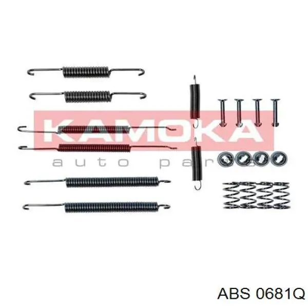 0681Q ABS kit de montaje, zapatas de freno traseras