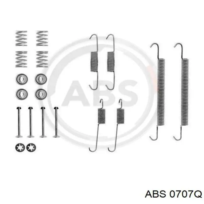 707 Quick Brake juego de reparación, pastillas de frenos