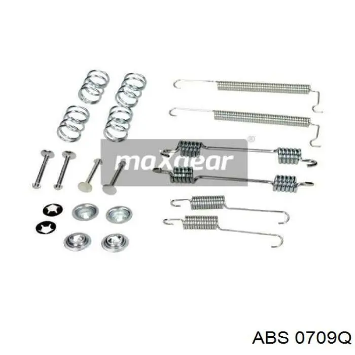 0709Q ABS kit de montaje, zapatas de freno traseras