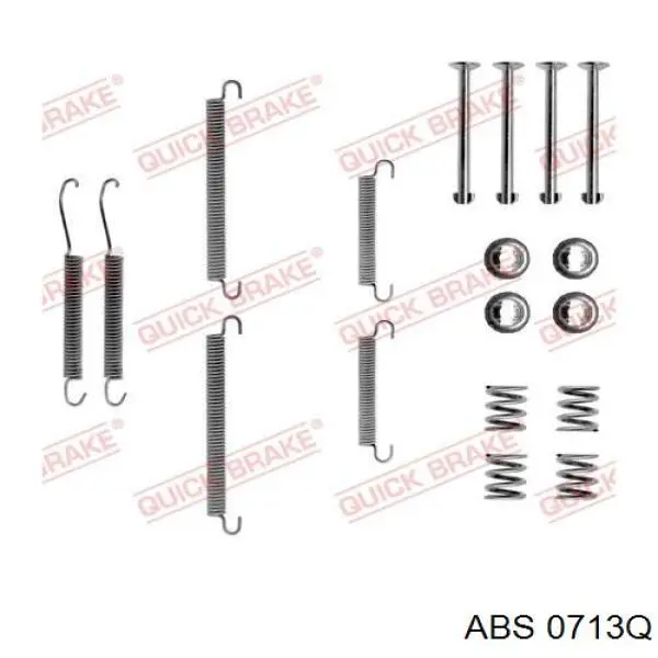 D31086A Autofren kit de montaje, zapatas de freno traseras