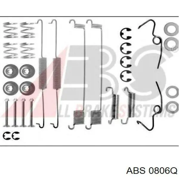 0806Q ABS juego de reparación, frenos traseros