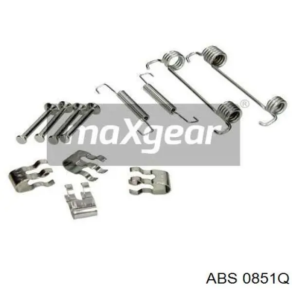 0851Q ABS kit de montaje, zapatas de freno traseras