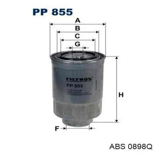Comprar 0898Q ABS Juego de reparación de pastillas de freno