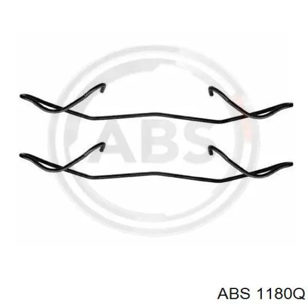 1180Q ABS conjunto de muelles almohadilla discos delanteros