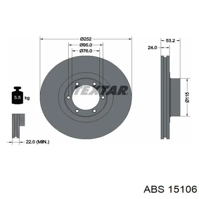 R1041V Samko Discos