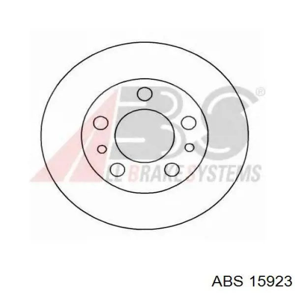 15923 ABS freno de disco delantero