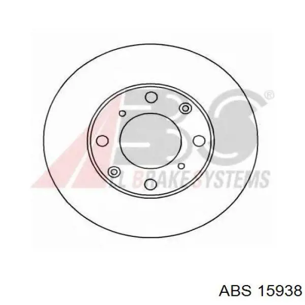 15938 ABS freno de disco delantero