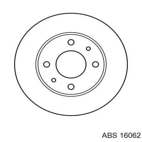 Comprar 16062 ABS Freno de disco delantero